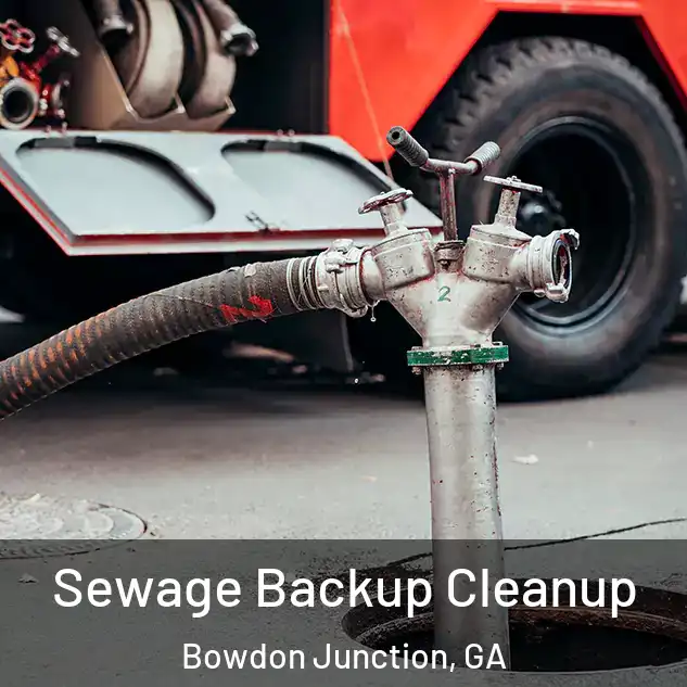  Sewage Backup Cleanup Bowdon Junction, GA